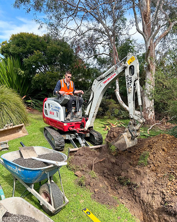 When excavation is the only option to replace pipes