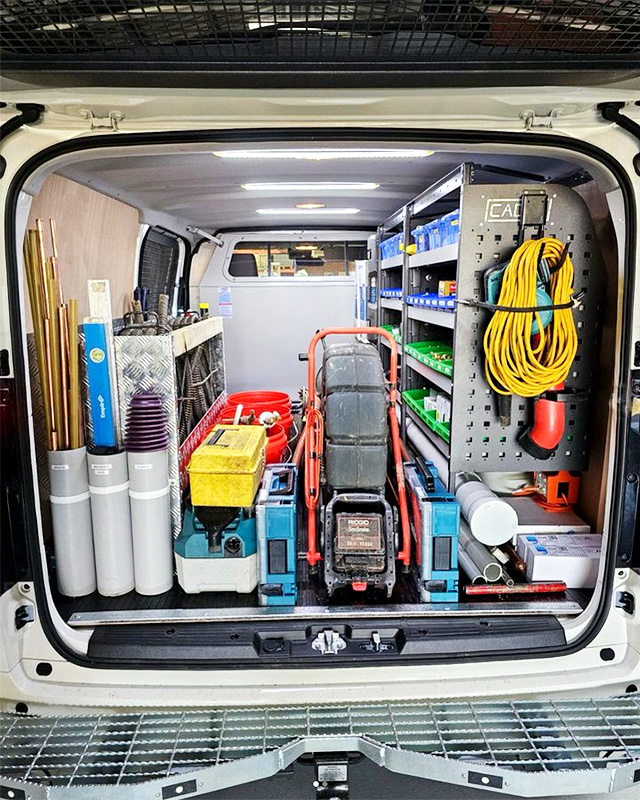 Latest plumbing technology on board