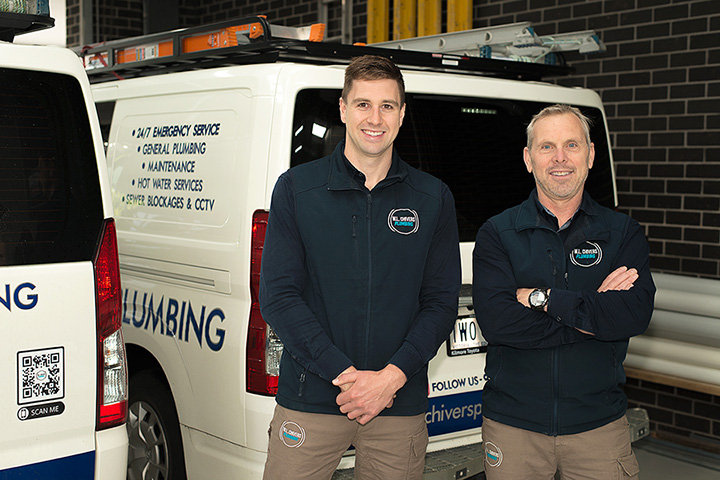 Jordan and Chris from Chivers Plumbing, Northcote